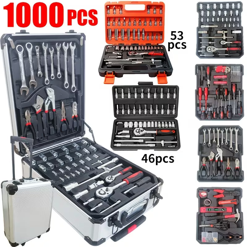 UCB "Iron Fortress Pro" Mechanics & Household Tool Suite (46 / 53 / 1000-Piece Sets)