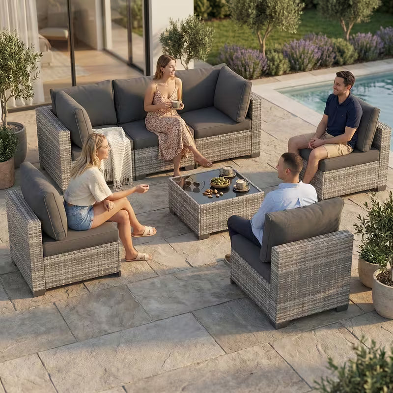 UCB "Aura Executive" All-Weather Modular Patio Sectional Suite