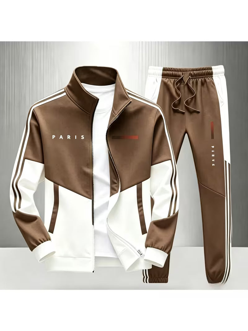 Gentleman Boutique "Aura All-Season" Men's Lapel Long Sleeve &amp; Trouser Set