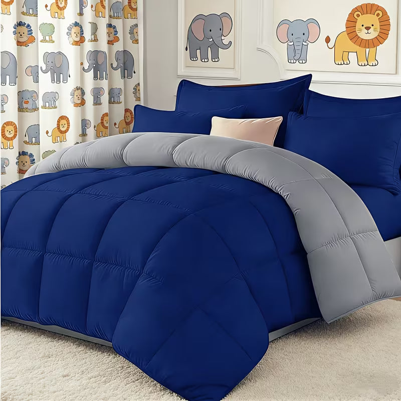UCB "Elite Scholar" Luxury Bamboo 3-Piece Quilt & Comforter Suite