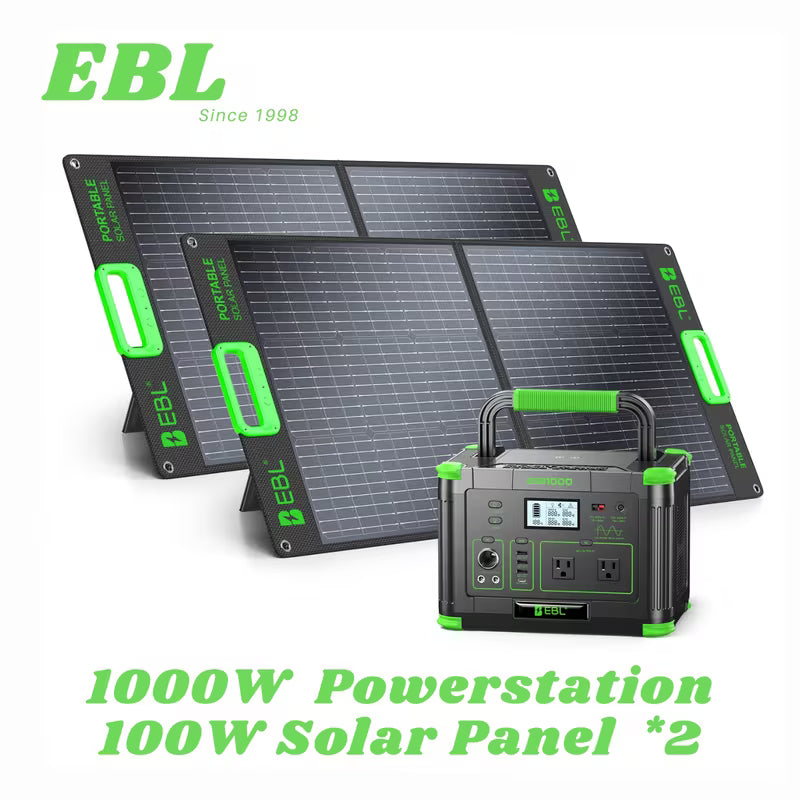UCB "Aura Power Vault 1000" 1000W / 999Wh Portable Solar Power Station