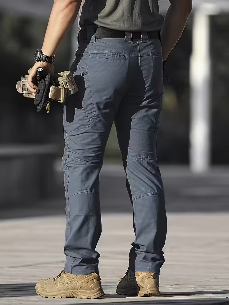 Alternative (Action-Focused):  Men’s Rugged All-Terrain Tactical Pants – Breathable Straight-Leg Cargo with Free Belt