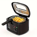 UCB "Aura Chef Pro 1500" 1500W Electric Deep Fryer with Viewing Window & Non-Stick Basket (2.5L / 84.5 oz)