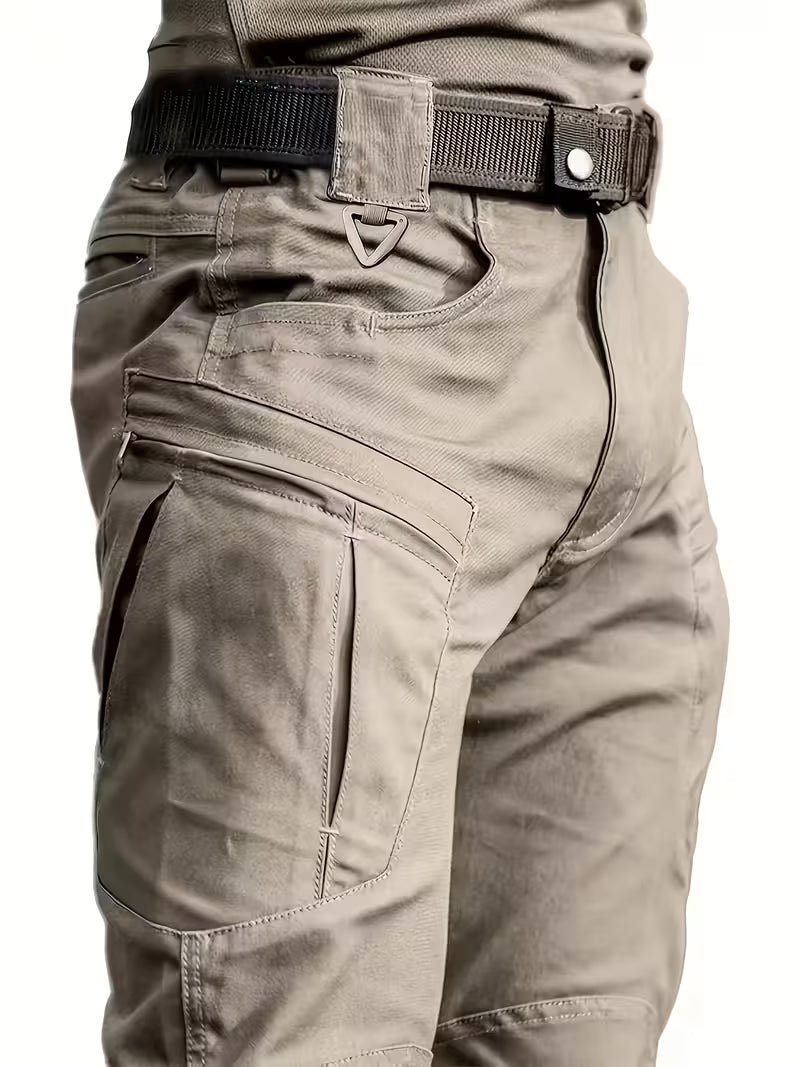 Alternative (Action-Focused):  Men’s Rugged All-Terrain Tactical Pants – Breathable Straight-Leg Cargo with Free Belt
