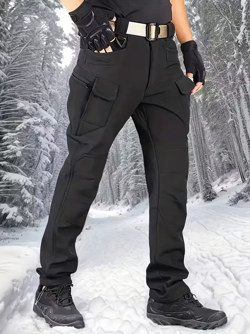 Men’s Heavyweight All-Weather Tactical Winter Suit – Windproof Hooded Jacket &amp; Thermal Pants Set