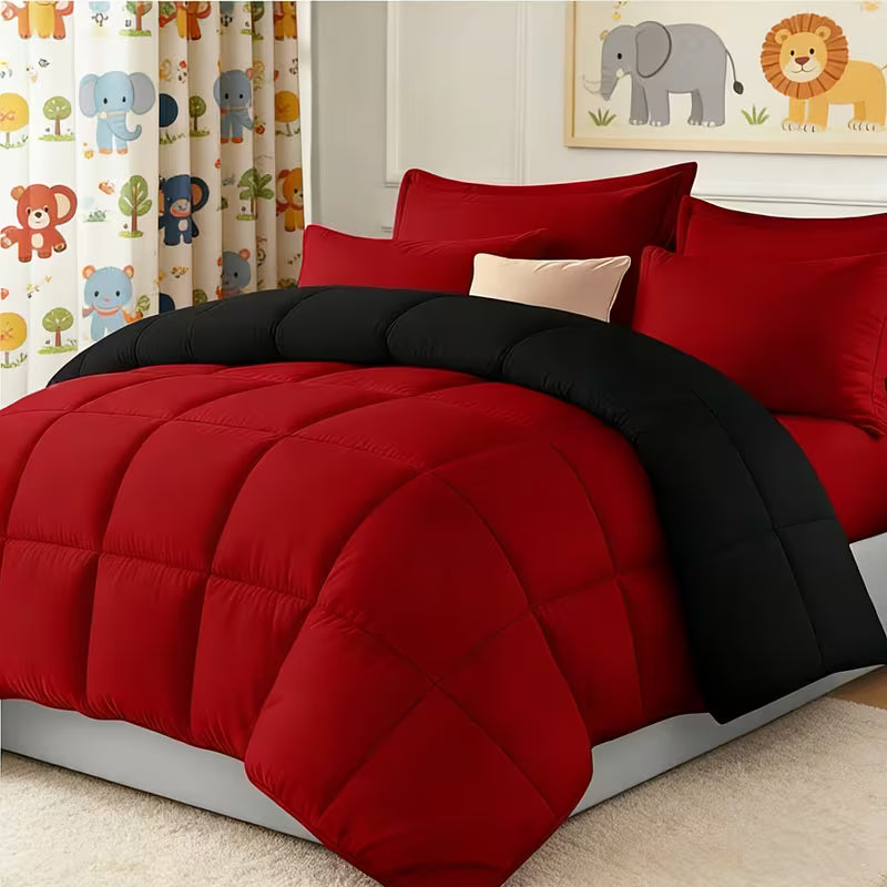 UCB "Elite Scholar" Luxury Bamboo 3-Piece Quilt & Comforter Suite