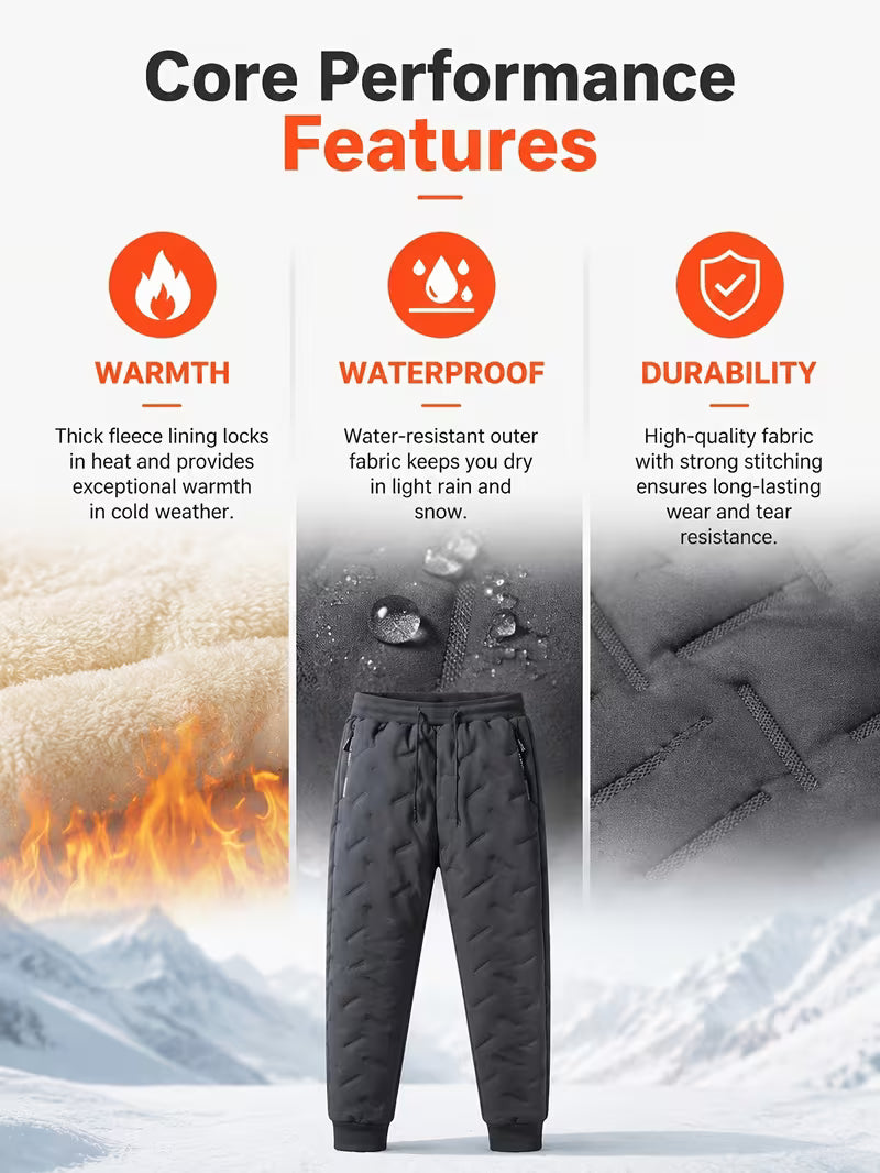 Alternative (Focus on Cold & Activity): UCB Arctic Armor Men’s Rugged Fleece-Lined Insulated Pants – Durable Softshell for Winter Work & Adventure