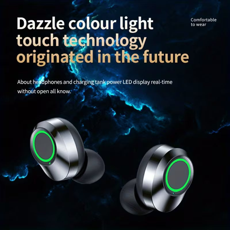 Gentleman Boutique "Aura Sonic Pro" Bluetooth 5.4 Wireless Sport Earbuds