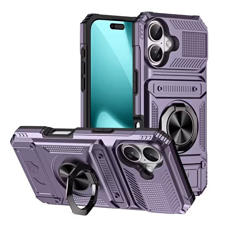 Executive Designer Multi-Card Wallet Case for iPhone