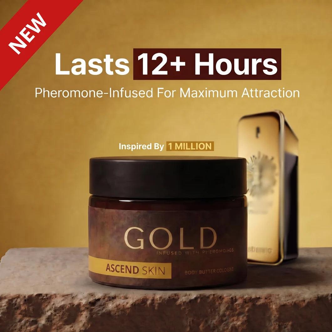 Men’s Luxury Fragrance Hydrating Body Butter – Ultra-Rich Shea & Cocoa Butter Solid Cologne