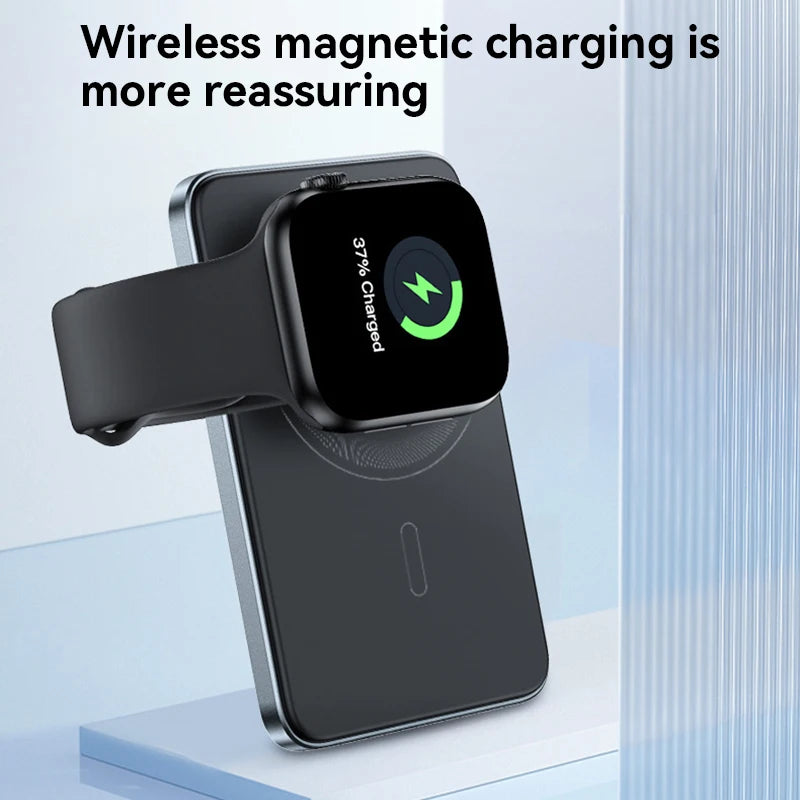 10000Mah Thin Magnetic Wireless Power Bank PD25W Fast Charging Portable External Battery for Magsafe for Iphone Samsung