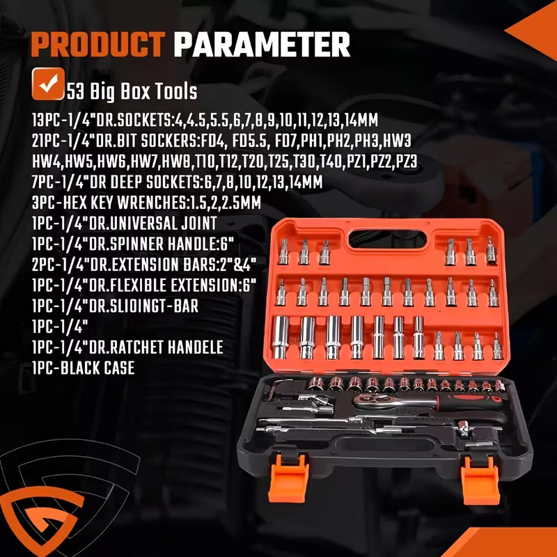 UCB "Iron Fortress Pro" Mechanics & Household Tool Suite (46 / 53 / 1000-Piece Sets)