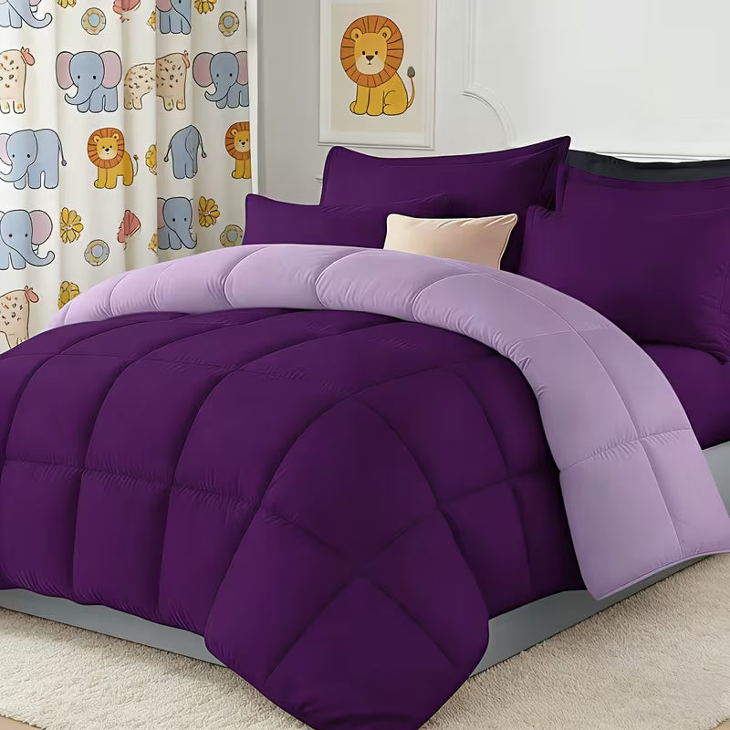 UCB "Elite Scholar" Luxury Bamboo 3-Piece Quilt & Comforter Suite