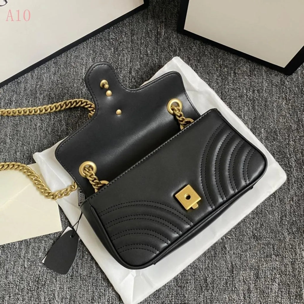2023 New High Quality Women Fashion Marmont Bags Genuine Leather Crossbody Handbag Purses Backpack Shoulder Bag Beach Bag Jaquemus Bags Duffle Bags Designer Bags