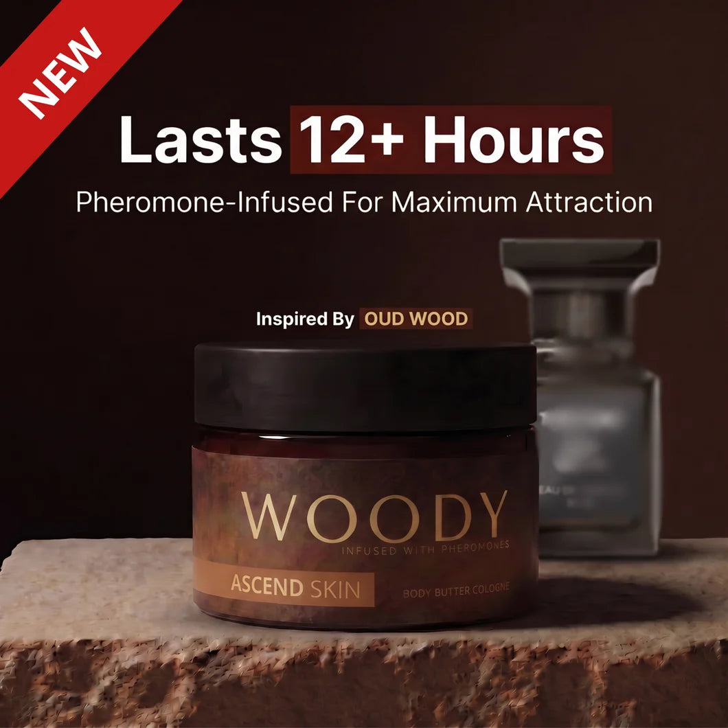 Men’s Luxury Fragrance Hydrating Body Butter – Ultra-Rich Shea & Cocoa Butter Solid Cologne