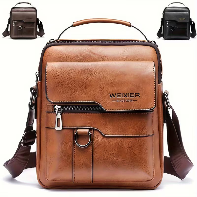 Gentleman Boutique "Vanguard Outlaw" Vintage Genuine Leather Executive Backpack