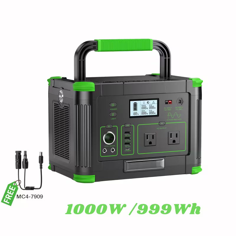 UCB "Aura Power Vault 1000" 1000W / 999Wh Portable Solar Power Station