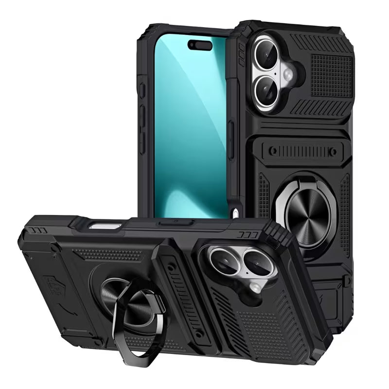 Executive Designer Multi-Card Wallet Case for iPhone