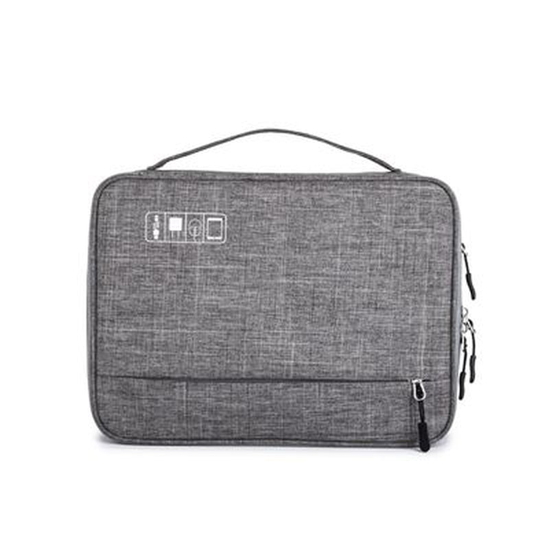 Travel Cable Bag Portable Digital USB Gadget Organizer Charger Wires Cosmetic Zipper Storage Pouch Kit Case Accessories Supplies