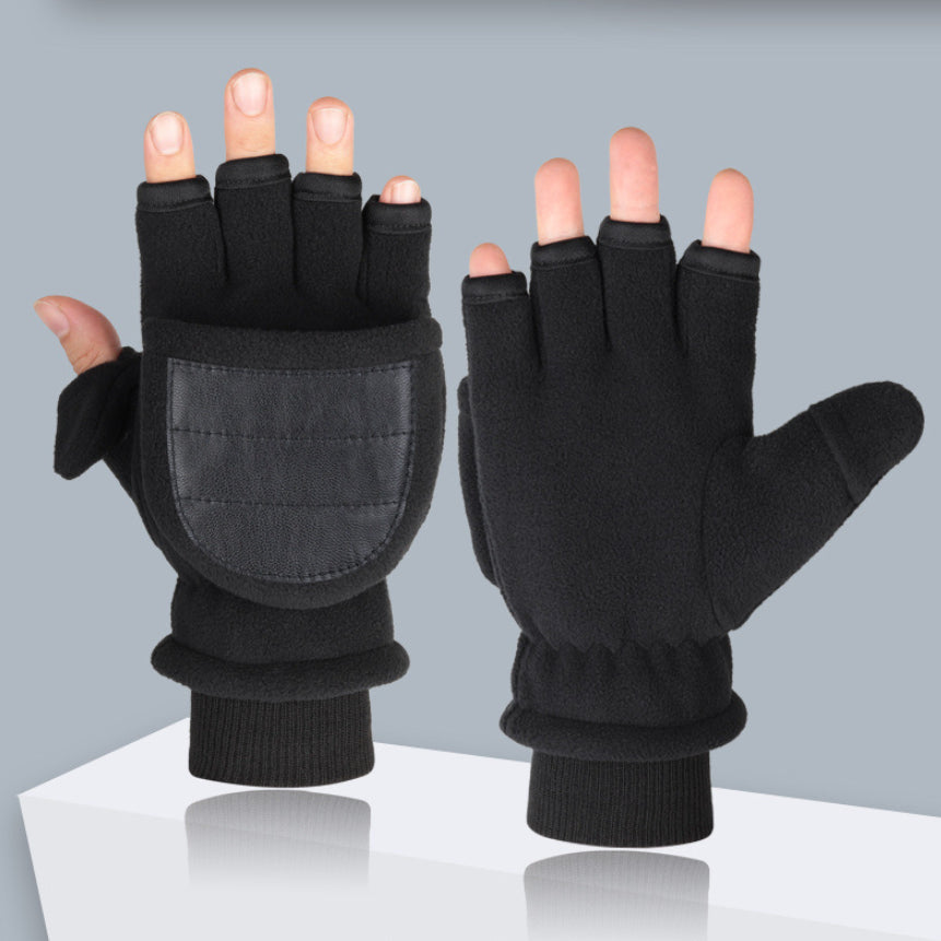 Men’s Convertible 2-in-1 Winter Flip Gloves