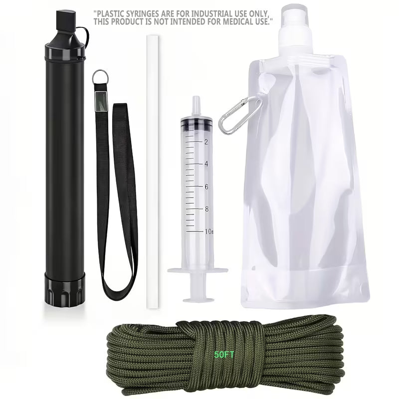 UCB "Aura Pure Hydro" 10,000-Gallon Emergency Straw Water Filter Kit (2-Pack)