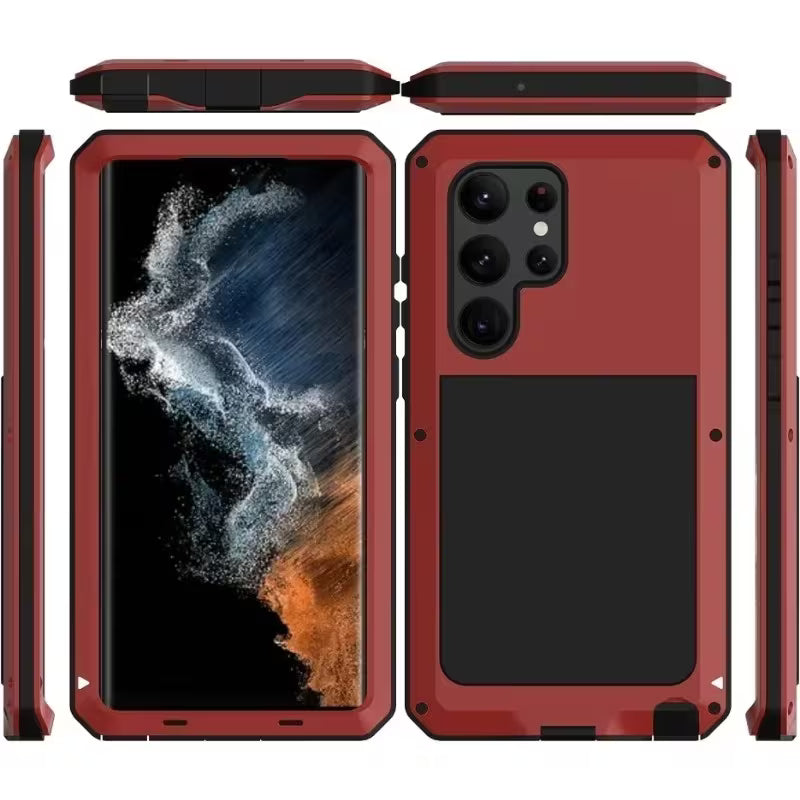 Gentleman Boutique "Titan Fortress" Heavy-Duty Aluminum Metal Armor iPhone Case
