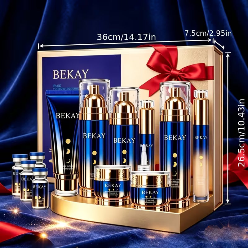 Uncover Gentleman Boutique Aura Radiance 13-Piece Copper Peptide Skincare Gift Set