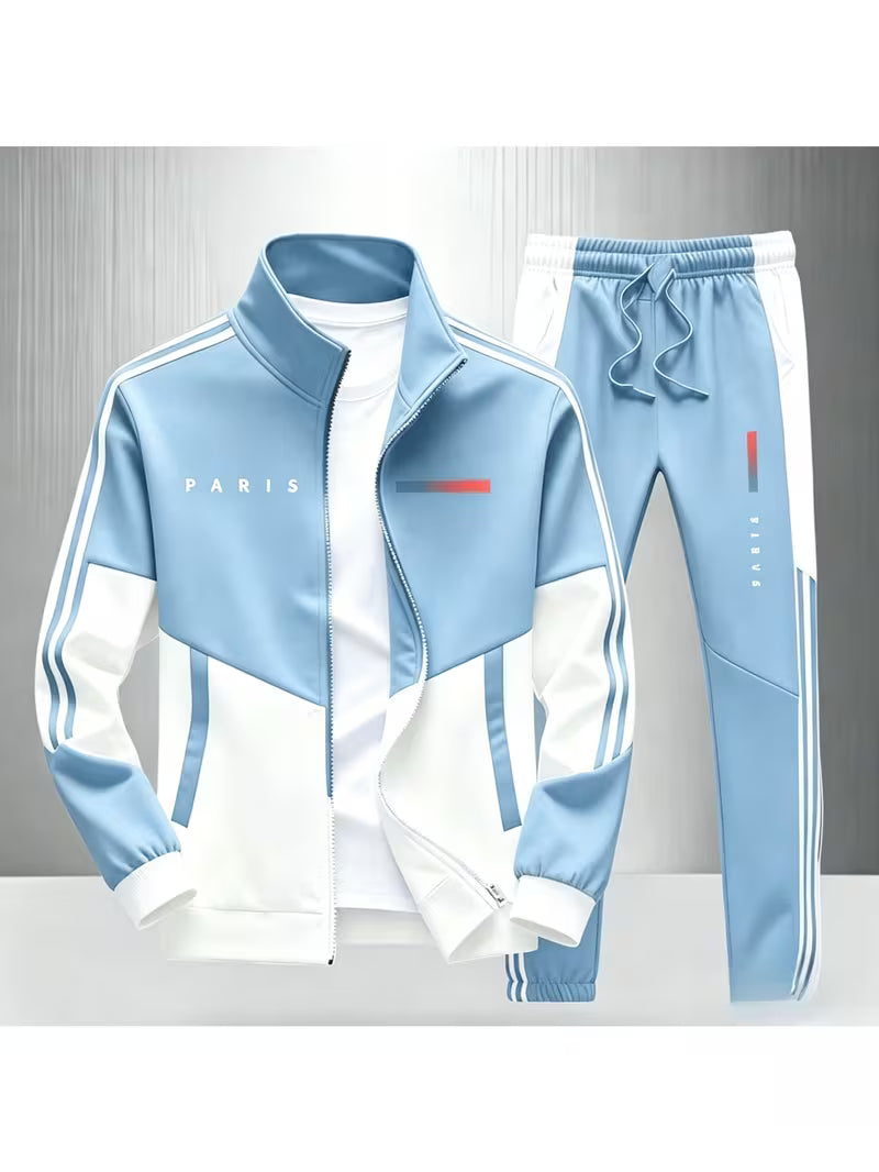 Gentleman Boutique "Aura All-Season" Men's Lapel Long Sleeve &amp; Trouser Set
