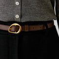 Women'S First Layer Cowhide Leather Belt