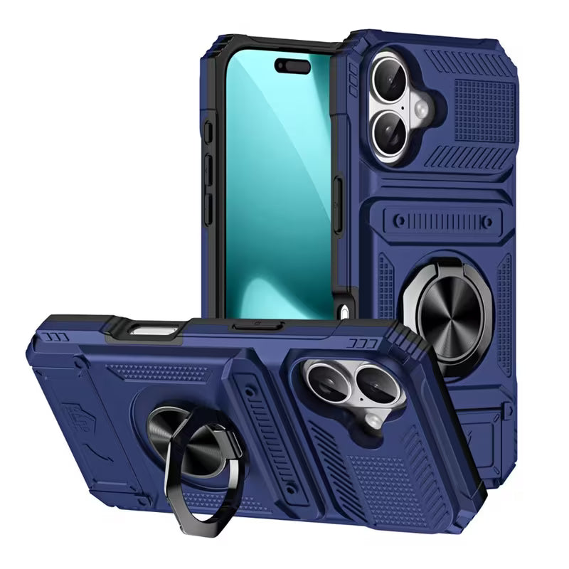 Executive Designer Multi-Card Wallet Case for iPhone