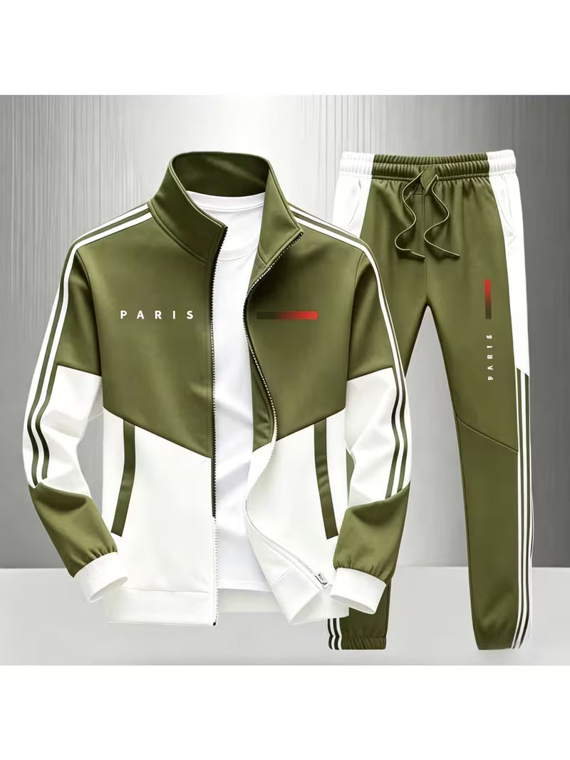 Gentleman Boutique "Aura All-Season" Men's Lapel Long Sleeve &amp; Trouser Set