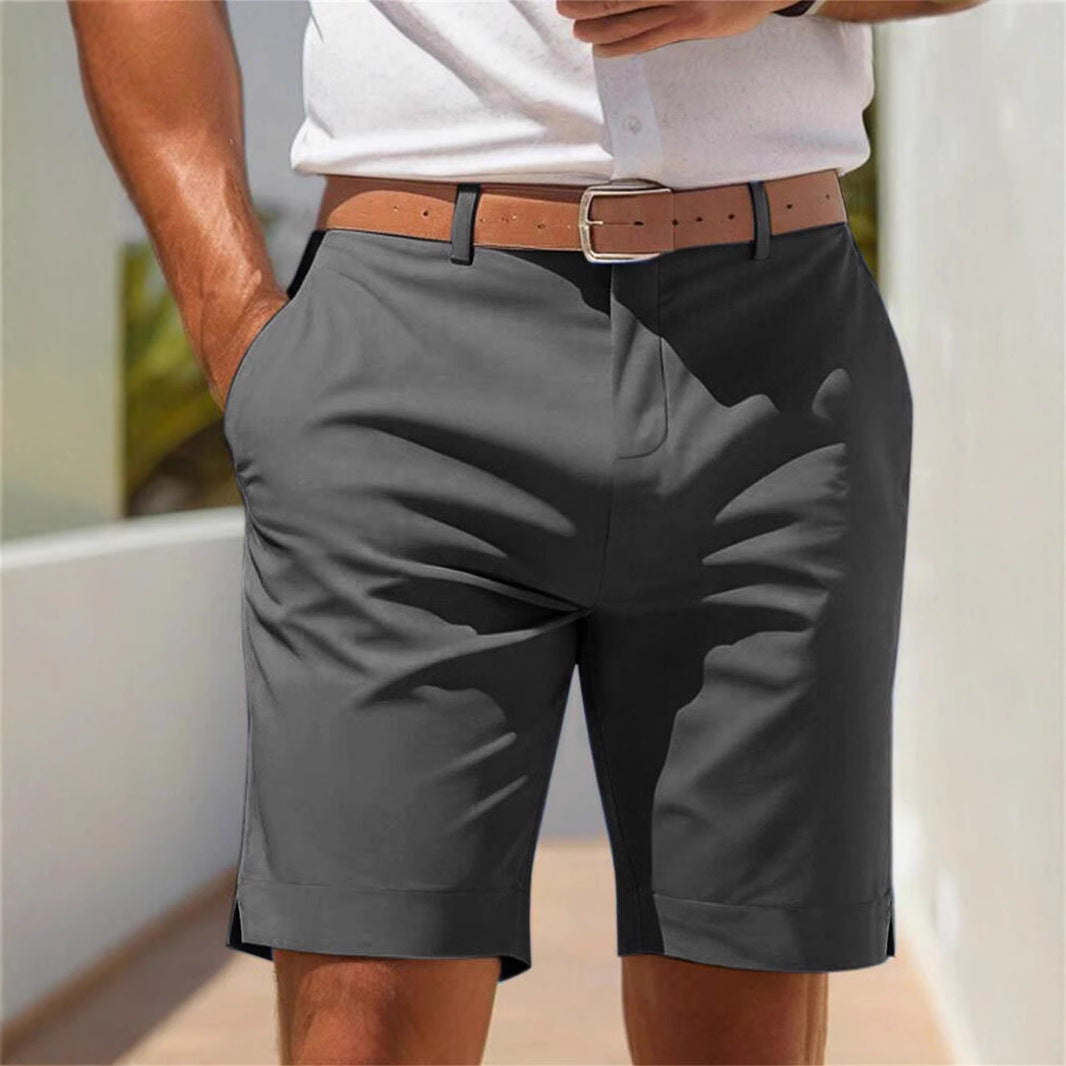 Business Suit Shorts Men'S Summer Casual Shorts