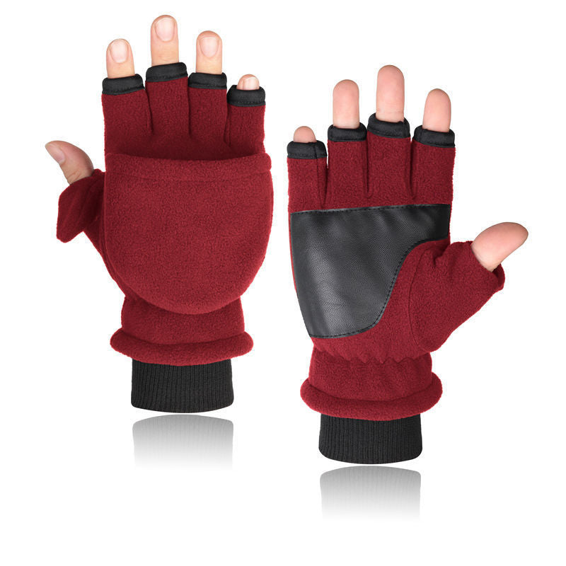 Men’s Convertible 2-in-1 Winter Flip Gloves