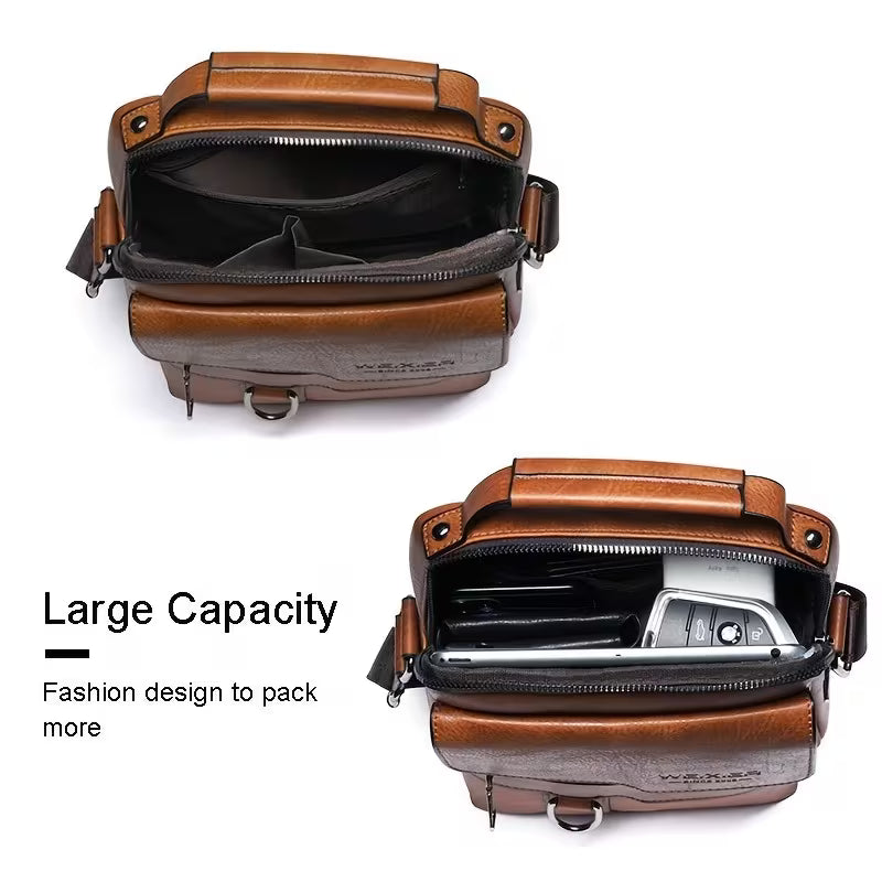 Gentleman Boutique "Vanguard Outlaw" Vintage Genuine Leather Executive Backpack