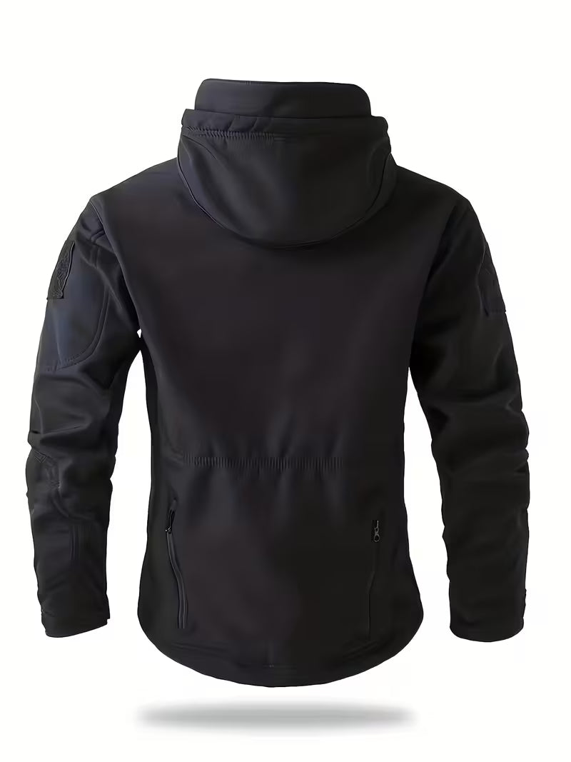 Men’s Heavyweight All-Weather Tactical Winter Suit – Windproof Hooded Jacket &amp; Thermal Pants Set