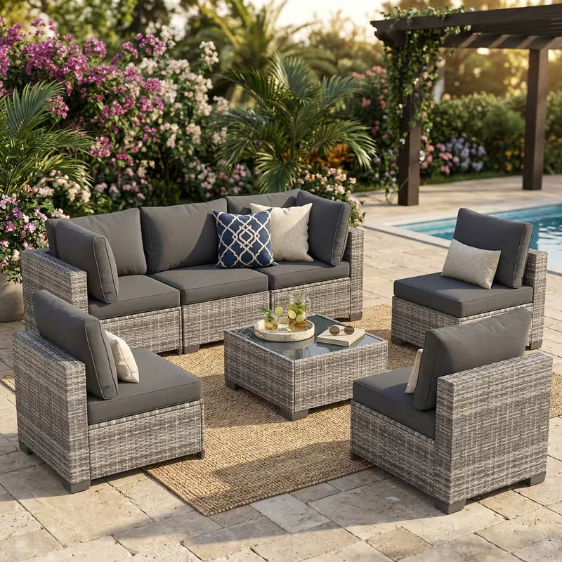 UCB "Aura Executive" All-Weather Modular Patio Sectional Suite