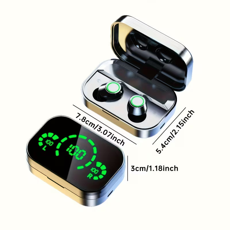 Gentleman Boutique "Aura Sonic Pro" Bluetooth 5.4 Wireless Sport Earbuds