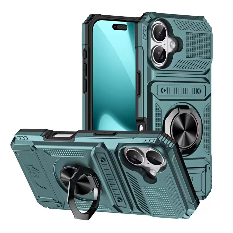 Executive Designer Multi-Card Wallet Case for iPhone