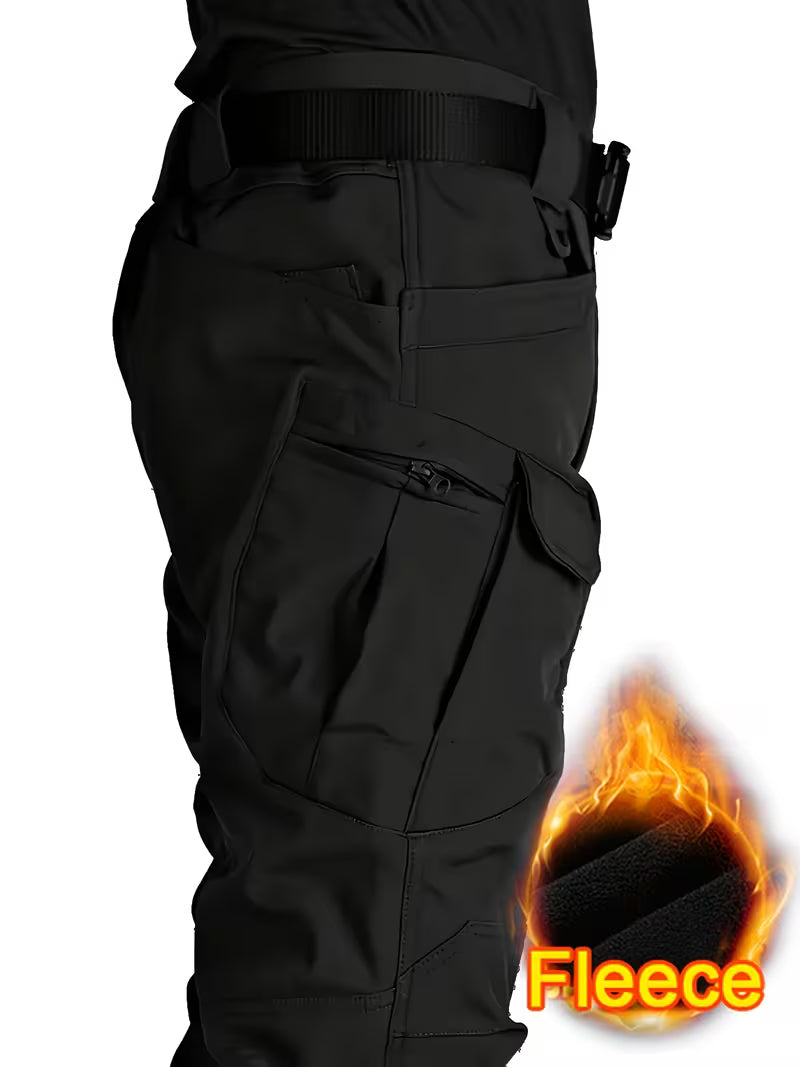 Men’s Heavyweight All-Weather Tactical Winter Suit – Windproof Hooded Jacket &amp; Thermal Pants Set