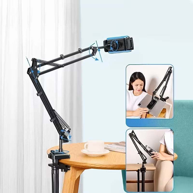Gentleman Boutique "Aura Flex Cantilever" Extended Long-Arm Tablet & Phone Desktop Stand