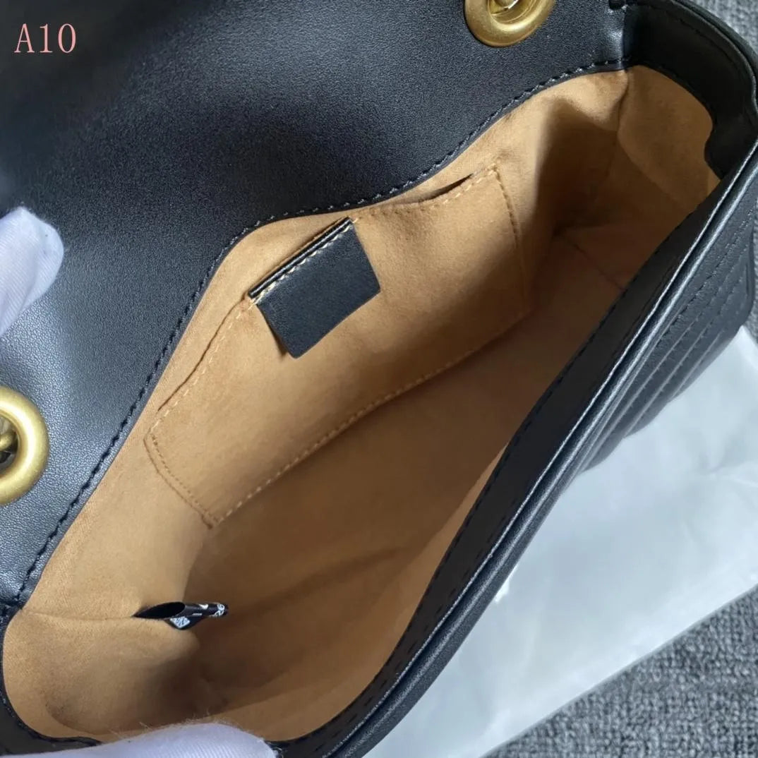 2023 New High Quality Women Fashion Marmont Bags Genuine Leather Crossbody Handbag Purses Backpack Shoulder Bag Beach Bag Jaquemus Bags Duffle Bags Designer Bags