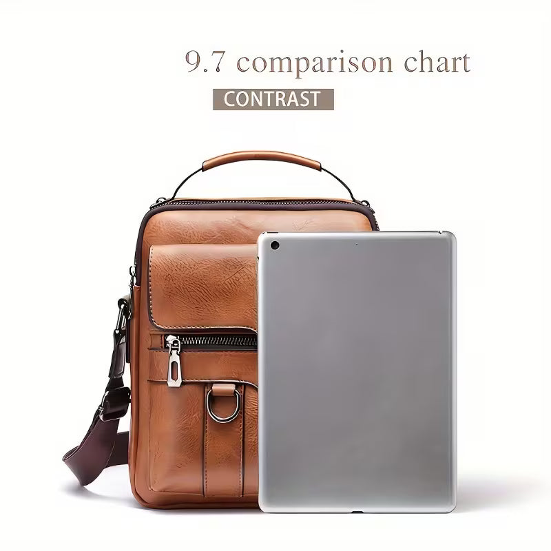 Gentleman Boutique "Vanguard Outlaw" Vintage Genuine Leather Executive Backpack
