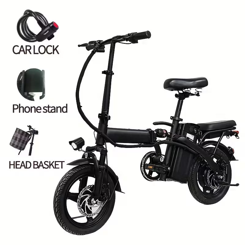 UCB "Vanguard Nomad" 14-Inch Folding Electric Commuter Bicycle
