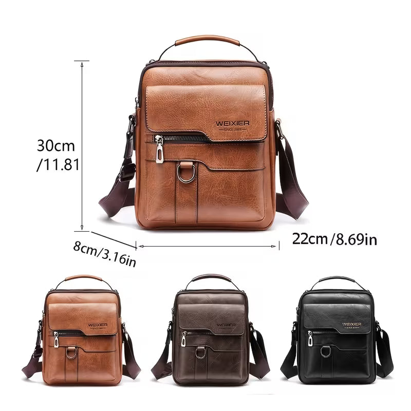 Gentleman Boutique "Vanguard Outlaw" Vintage Genuine Leather Executive Backpack