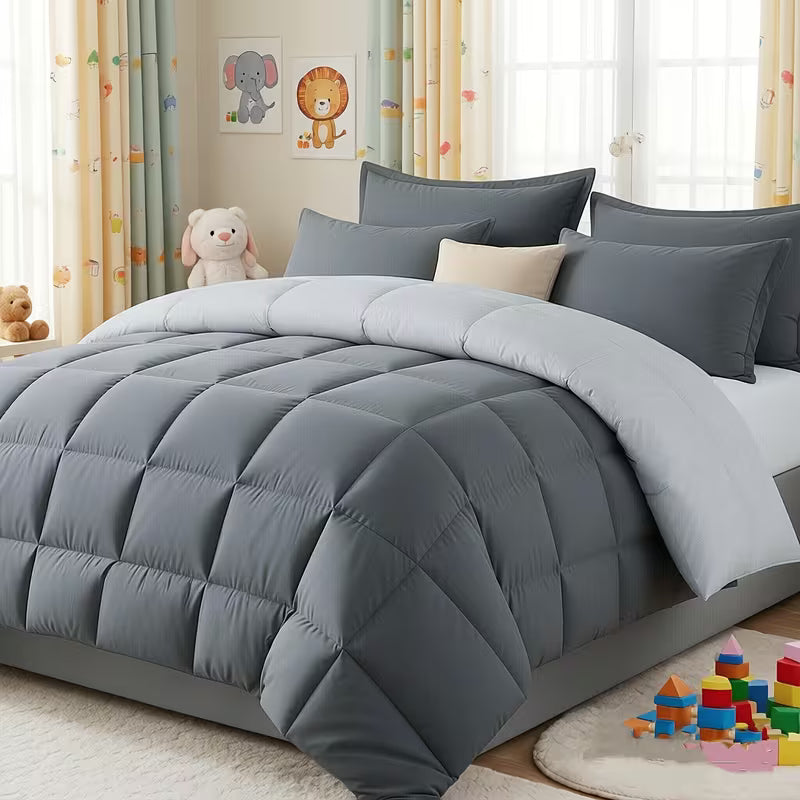 UCB "Elite Scholar" Luxury Bamboo 3-Piece Quilt & Comforter Suite