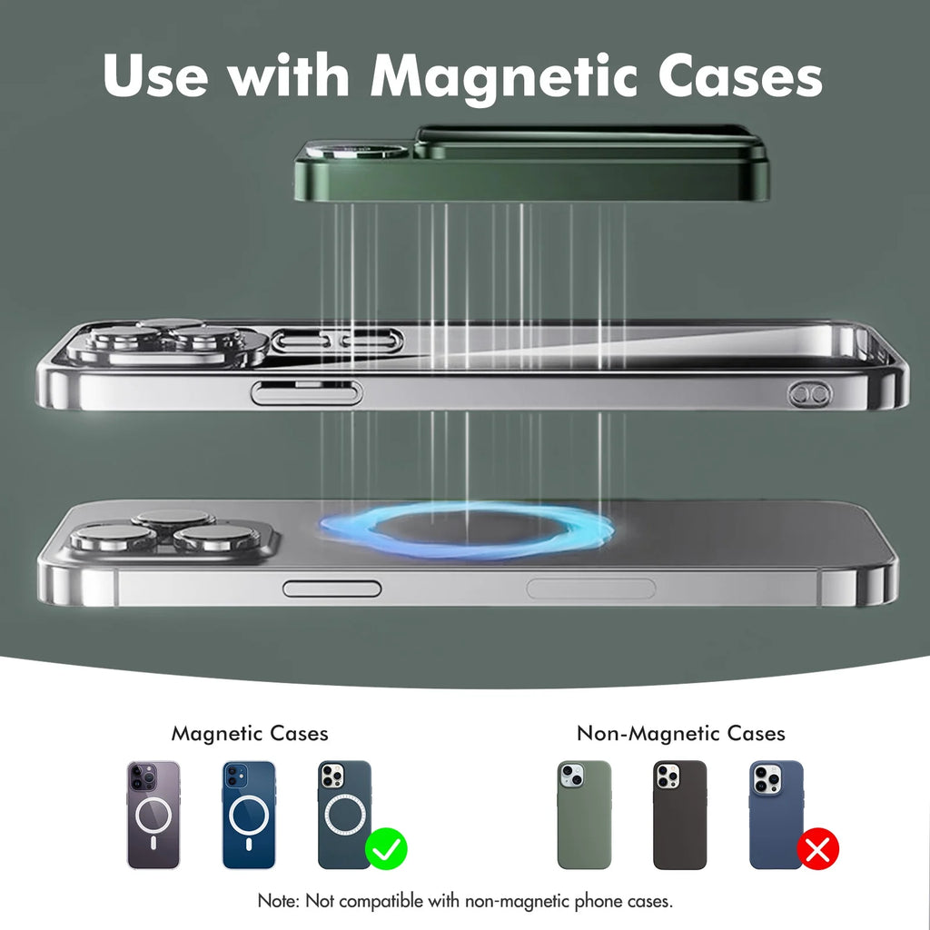 Power Bank,10000Mah 22.5W Fast Charging Portable Charger,2 in 1 Wireless Power Bank with LED Display Compatible with Iphone 8 above Series,Green