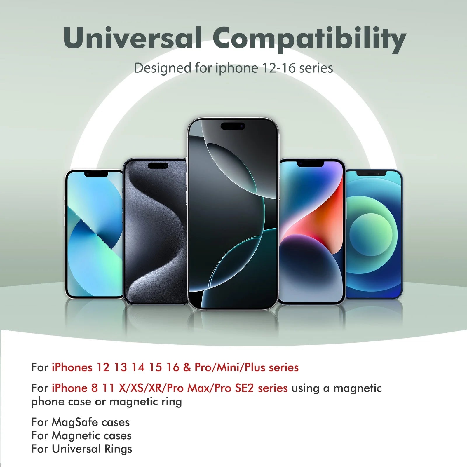 Power Bank,10000Mah 22.5W Fast Charging Portable Charger,2 in 1 Wireless Power Bank with LED Display Compatible with Iphone 8 above Series,Green