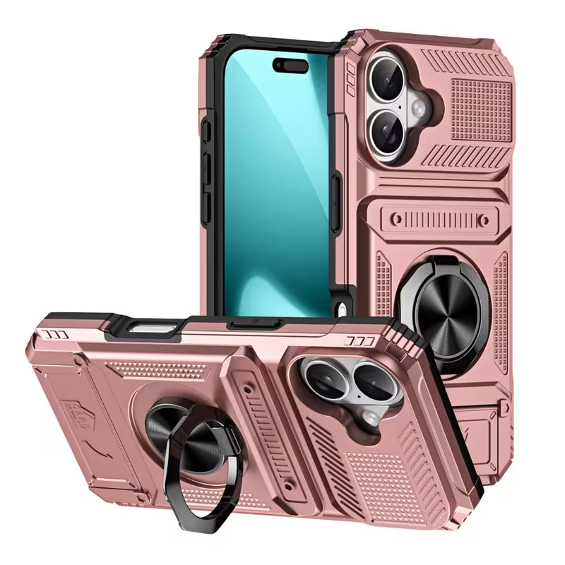 Executive Designer Multi-Card Wallet Case for iPhone
