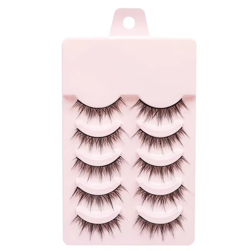 The Midnight Muse Lash Set 5-Pair Premium "Little Devil" Wispy Collection