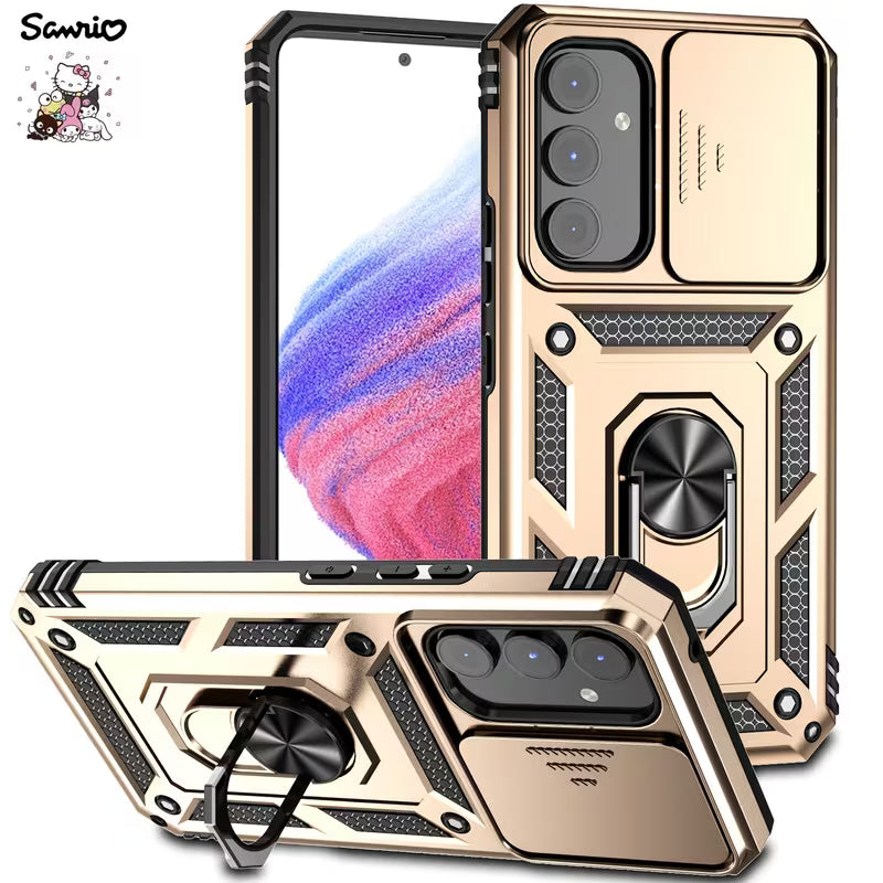 Gentleman Boutique "Aura Armor" Heavy-Duty Magnetic Kickstand Case (Samsung Galaxy S-Series & A-Series)
